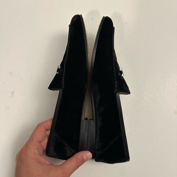 Sam Edelman Black Velvet Lior Loafers Size 8.5 US - Picture 5 of 13